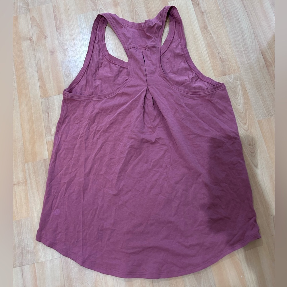 Lululemon Love Tank *Pleated - size Small - Dark Rose Pink